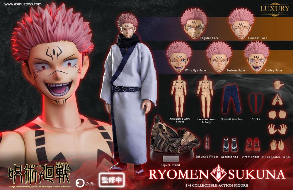 Pedido Figura Ryomen Sukuna (Luxury Edition) - Jujutsu Kaisen marca Asmus JJKS05LUX escala 1/6