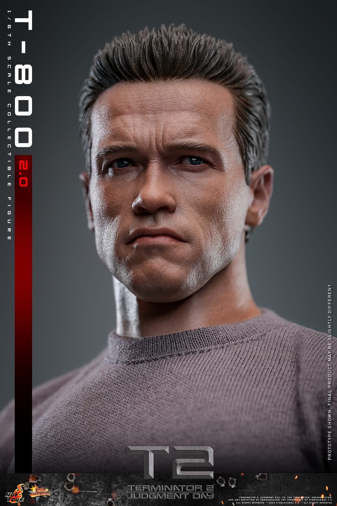 Preventa Figura T-800 (2.0) - Terminator 2: Judgment Day marca Hot Toys MMS795 escala 1/6