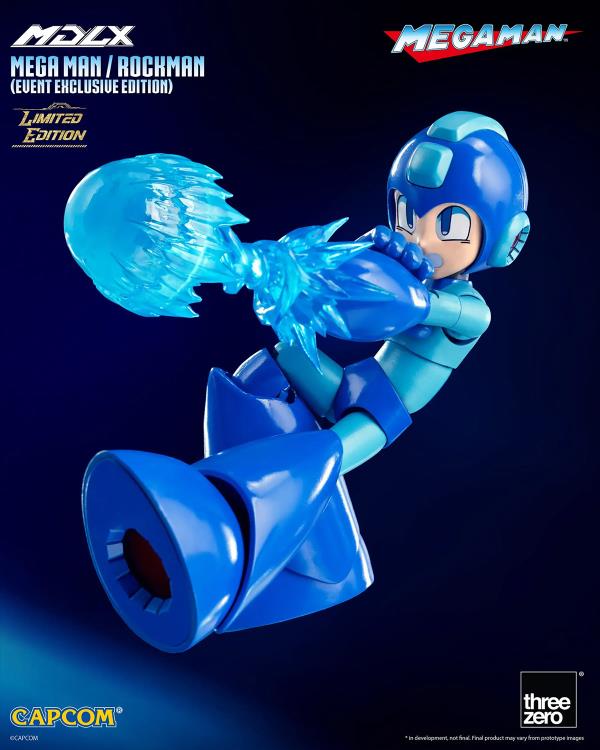 Pedido Figura MDLX Mega Man / Rockman (Event Exclusive version) (Edición Limitada) marca Threezero 3Z0572 escala pequeña 1/12