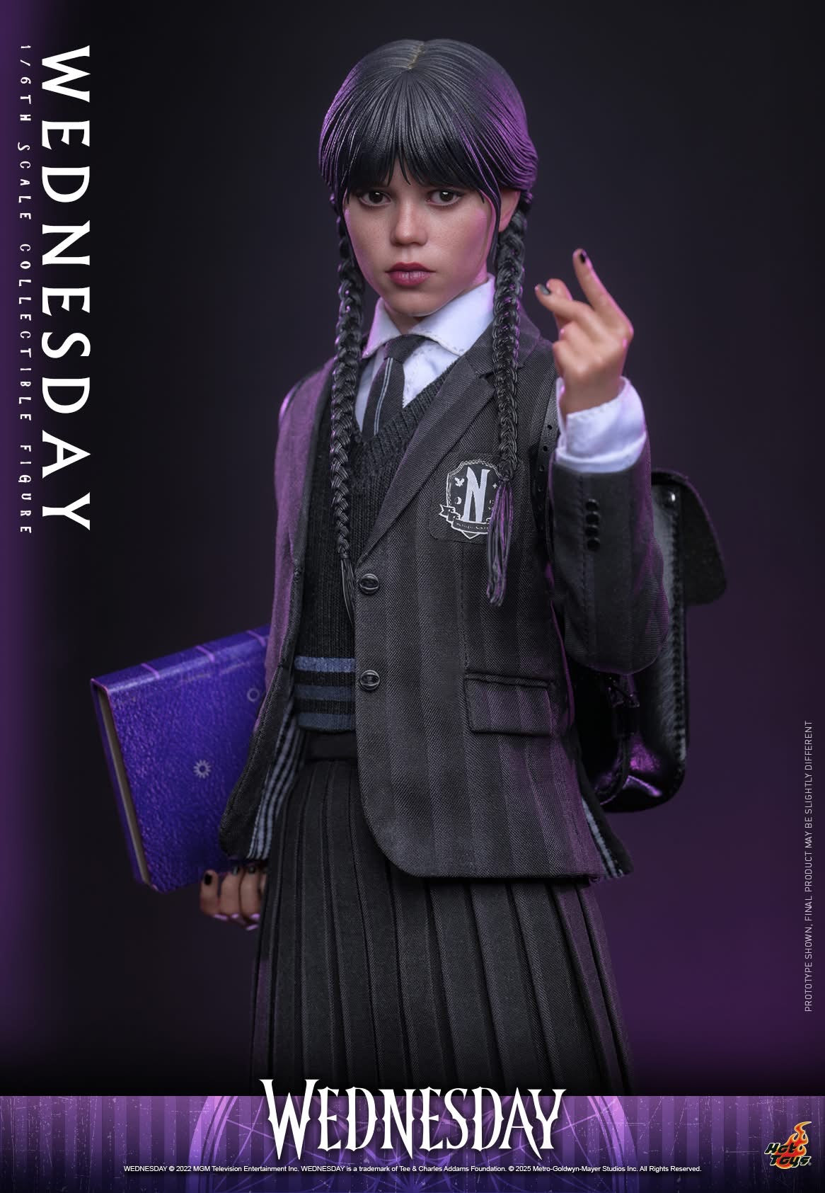 Preventa Figura WEDNESDAY - Wednesday (Netflix Series) marca Hot Toys TMS135 escala 1/6