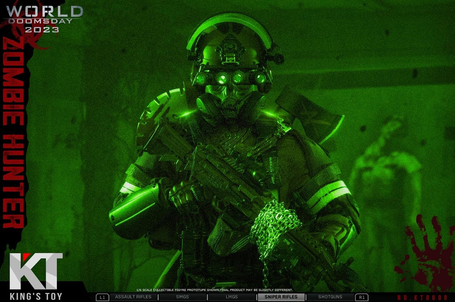 Pedido Figura Apocalypse - Zombie Hunter marca King's Toy KT8009 escala 1/6