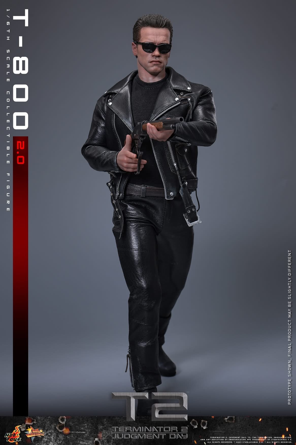 Preventa Figura T-800 (2.0) - Terminator 2: Judgment Day marca Hot Toys MMS795 escala 1/6