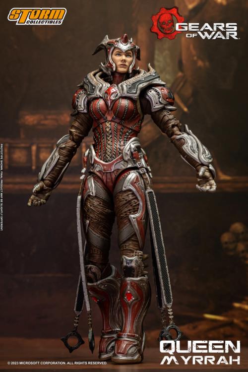 Preventa Figura Queen Myrrah - Gears of War marca Storm Collectibles escala pequeña 1/12