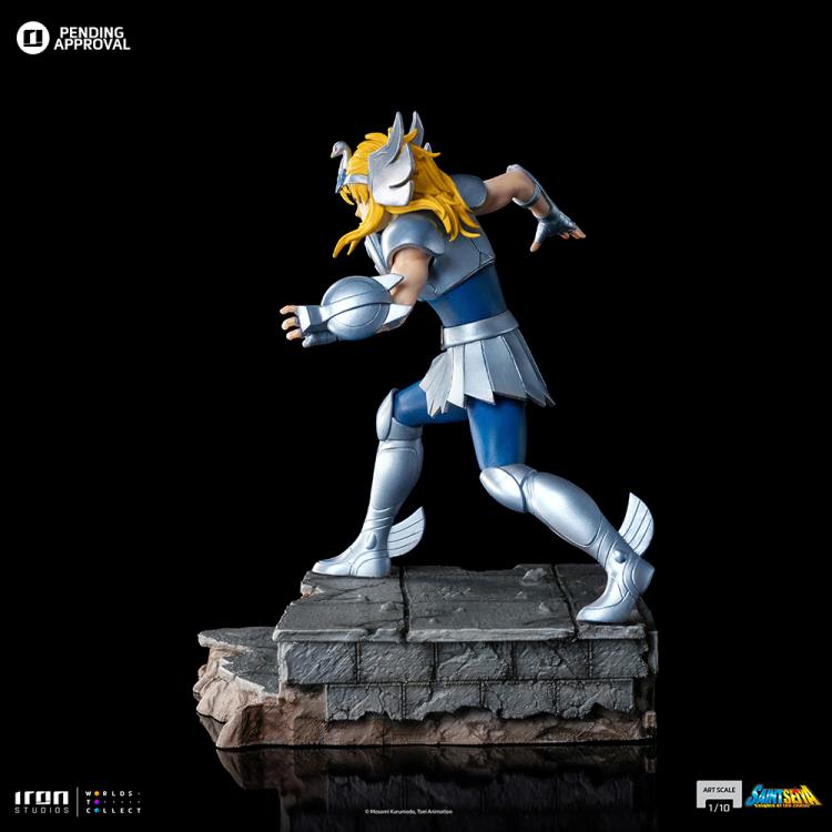 Pedido Estatua Cygnus Hyoga - Saint Seiya - Limited Edition marca Iron Studios escala de arte 1/10