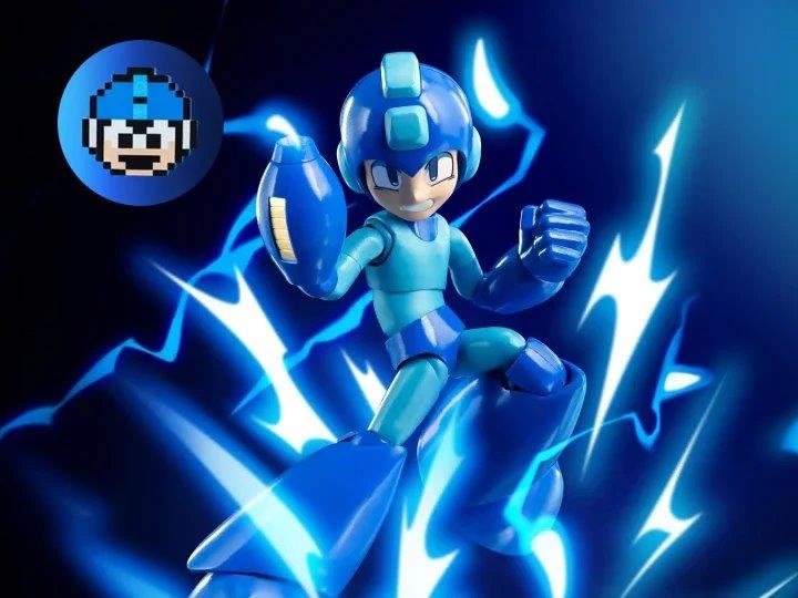 Pedido Figura MDLX Mega Man / Rockman (Event Exclusive version) (Edición Limitada) marca Threezero 3Z0572 escala pequeña 1/12