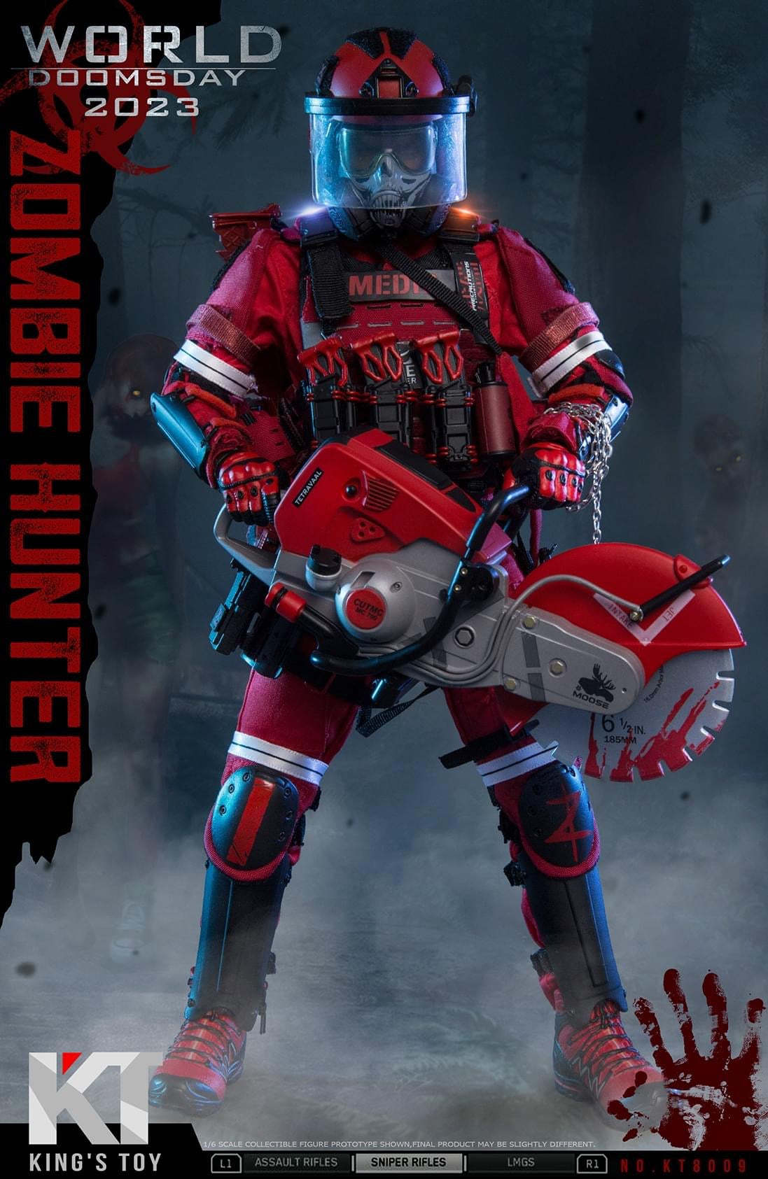 Pedido Figura Apocalypse - Zombie Hunter marca King's Toy KT8009 escala 1/6