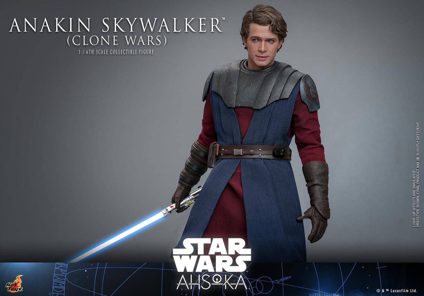 Pedido Figura Anakin Skywalker (Clone Wars) - Star Wars: Ahsoka ™ marca Hot Toys TMS129 escala 1/6
