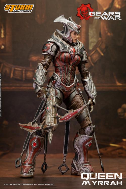 Preventa Figura Queen Myrrah - Gears of War marca Storm Collectibles escala pequeña 1/12