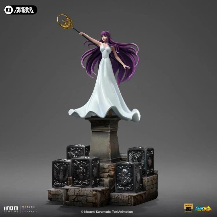 Preventa Estatua Saori Kido (Deluxe version) - Saint Seiya / Caballeros de Zodiaco - Limited Edition marca Iron Studios escala de arte 1/10