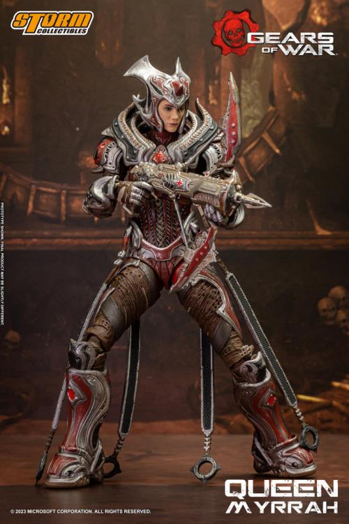 Preventa Figura Queen Myrrah - Gears of War marca Storm Collectibles escala pequeña 1/12