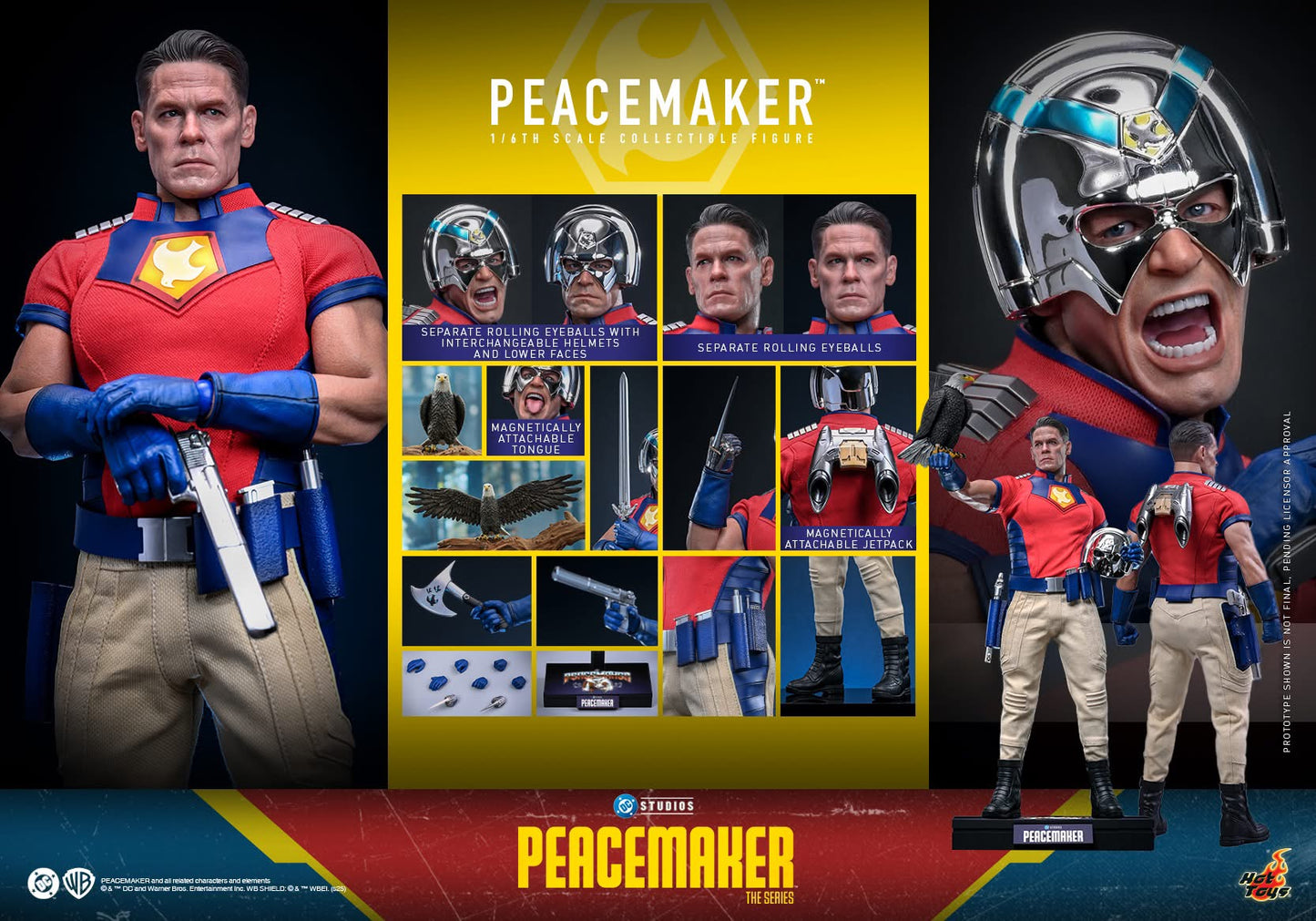Preventa Figura Peacemaker - Season 2 marca Hot Toys TMS166 escala 1/6