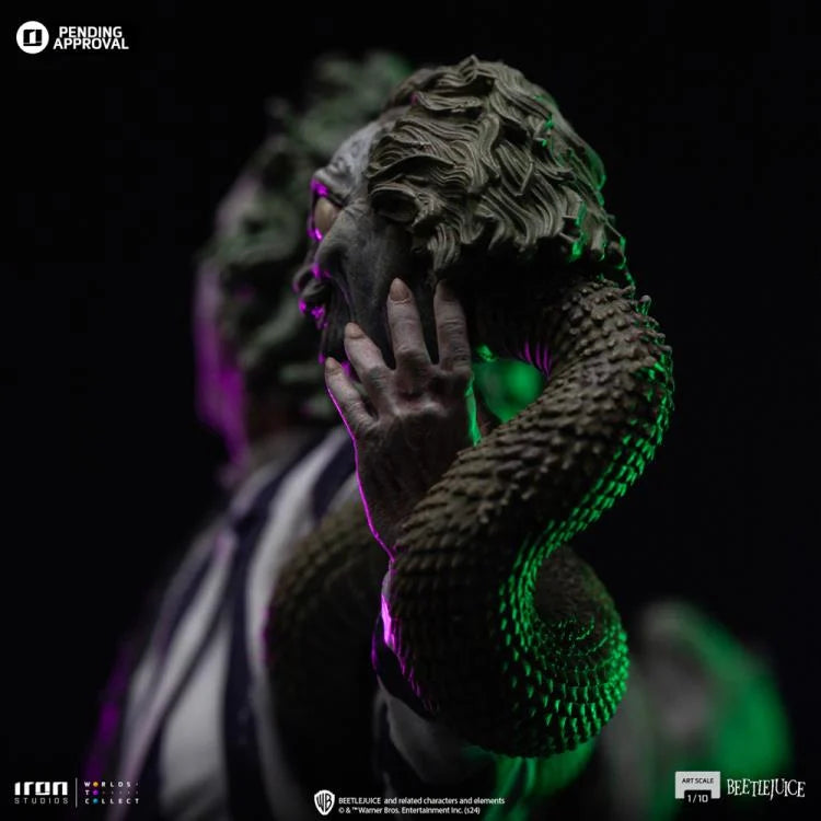 Preventa Estatua Beetlejuice (Deluxe version) - Beetlejuice Beetlejuice (2024) - Limited Edition marca Iron Studios escala de arte 1/10