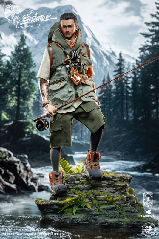 Preventa Figura Upstream/Fisherman Kawashima - Gongyushan Gathering Tide Series marca Yuanxingshi JC-010 escala 1/6