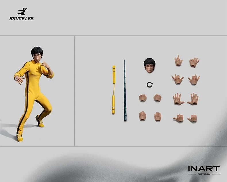 Preventa Figura Bruce Lee (Yellow Jumpsuit) marca INART A036 escala 1/12