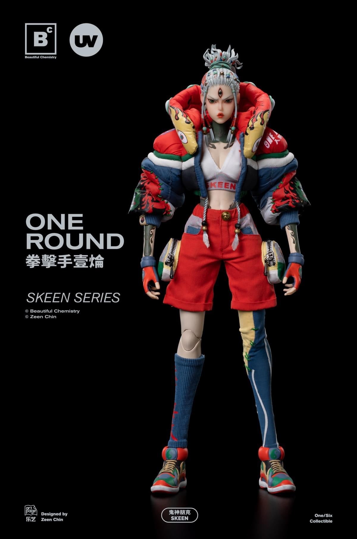 Preventa Figura One Round - Skeen Series marca Beautiful Chemistry UV202405 escala 1/6 (ART TOY)