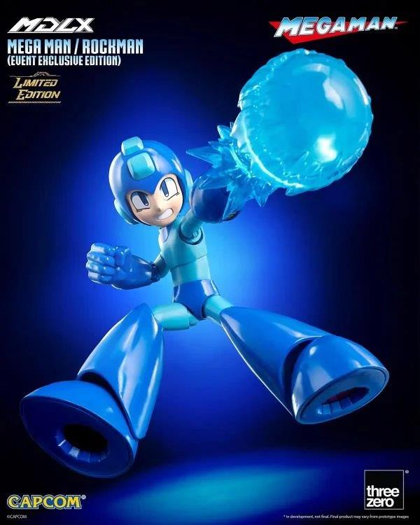 Pedido Figura MDLX Mega Man / Rockman (Event Exclusive version) (Edición Limitada) marca Threezero 3Z0572 escala pequeña 1/12