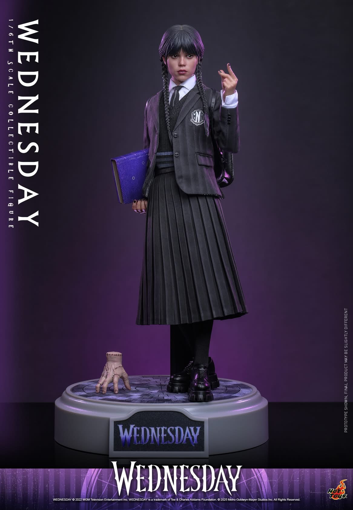 Preventa Figura WEDNESDAY - Wednesday (Netflix Series) marca Hot Toys TMS135 escala 1/6