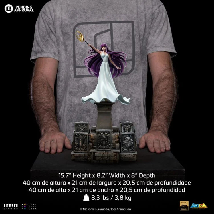 Preventa Estatua Saori Kido (Deluxe version) - Saint Seiya / Caballeros de Zodiaco - Limited Edition marca Iron Studios escala de arte 1/10