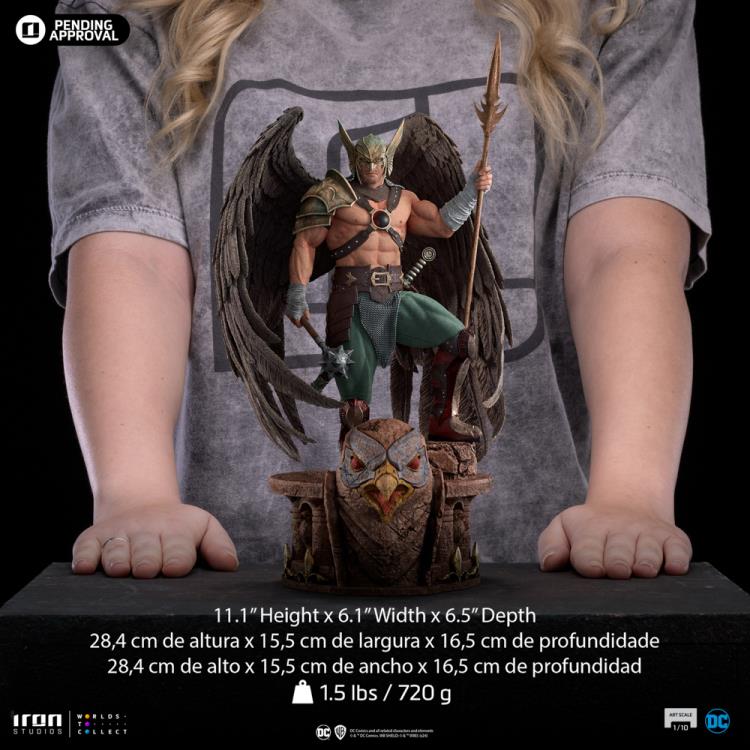 Preventa Estatua HAWKMAN - Black Adam 10th Anniversary   - DC Comics - Limited Edition marca Iron Studios escala de arte 1/10