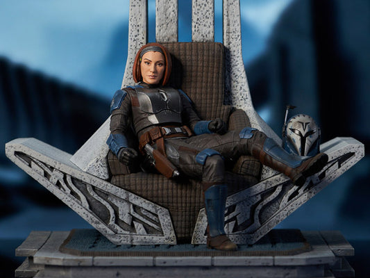 Pedido Estatua Bo-Katan on Throne (Edición limitada) (Resina) - The Mandalorian - Premier Collection marca Diamond Select Toys escala 1/7
