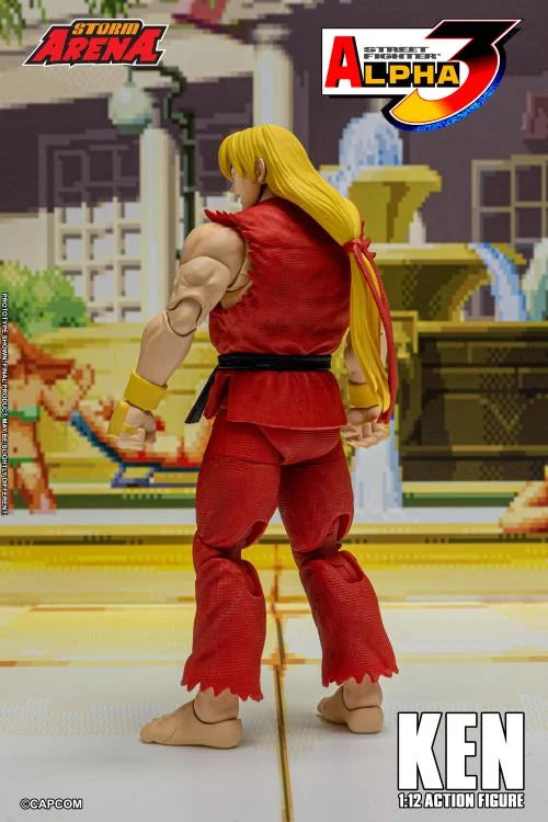 Preventa Figura KEN (Storm Arena) - Street Fighter Alpha 3 marca Storm Collectibles SFSA01 escala pequeña 1/12
