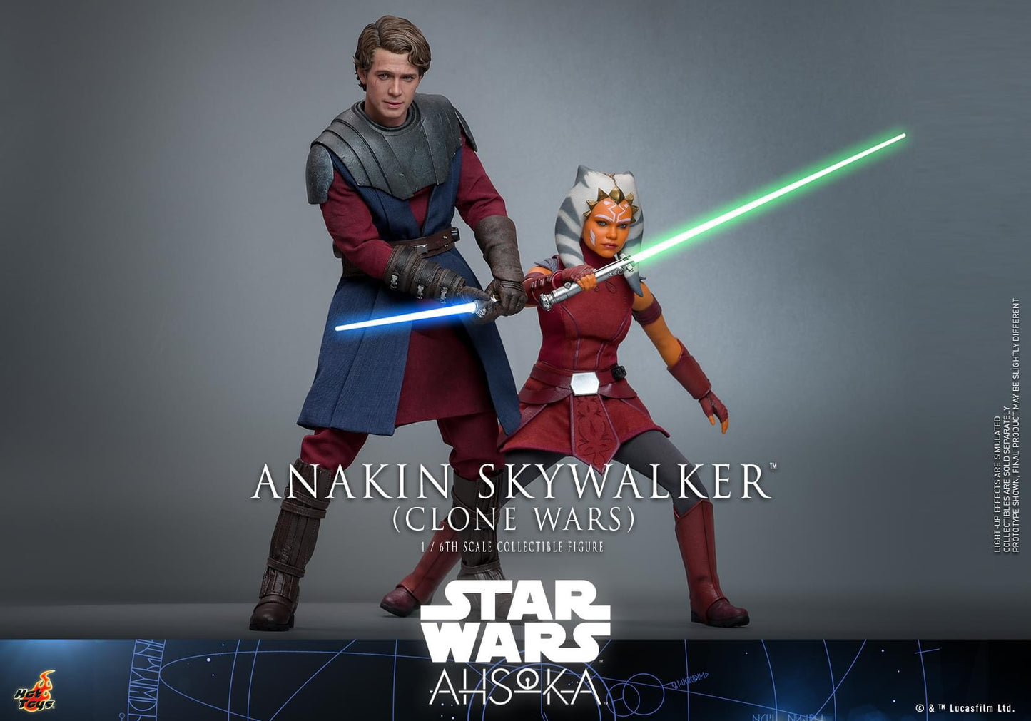 Pedido Figura Anakin Skywalker (Clone Wars) - Star Wars: Ahsoka ™ marca Hot Toys TMS129 escala 1/6