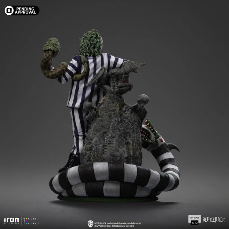 Preventa Estatua Beetlejuice (Deluxe version) - Beetlejuice Beetlejuice (2024) - Limited Edition marca Iron Studios escala de arte 1/10