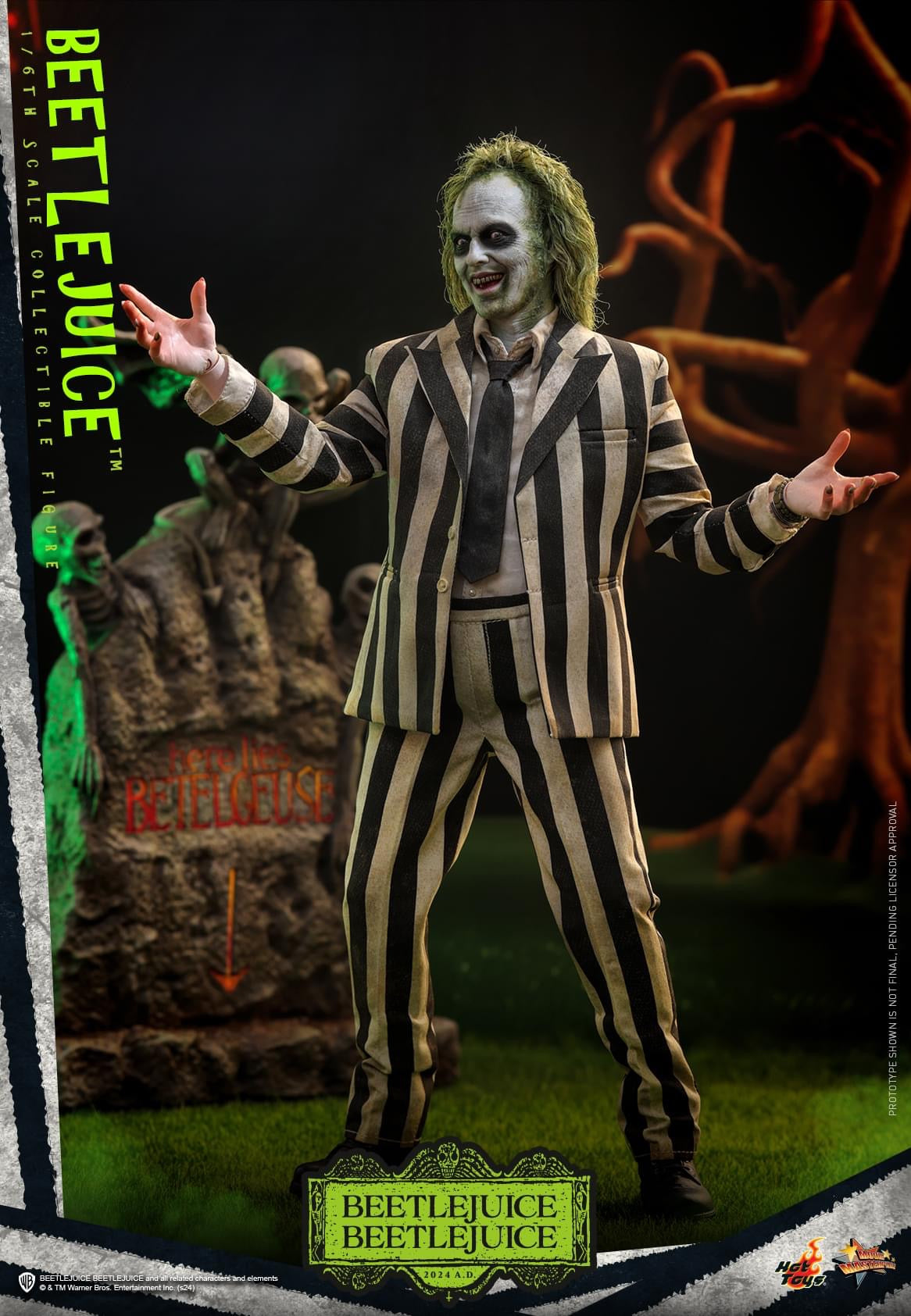 Preventa Figura Beetlejuice - Beetlejuice 2 marca Hot Toys MMS767 escala 1/6