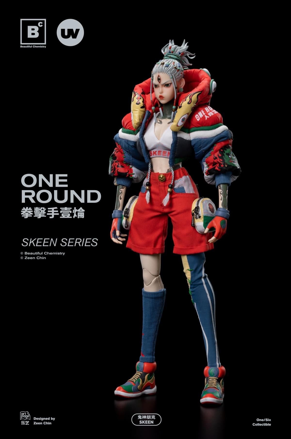 Preventa Figura One Round - Skeen Series marca Beautiful Chemistry UV202405 escala 1/6 (ART TOY)
