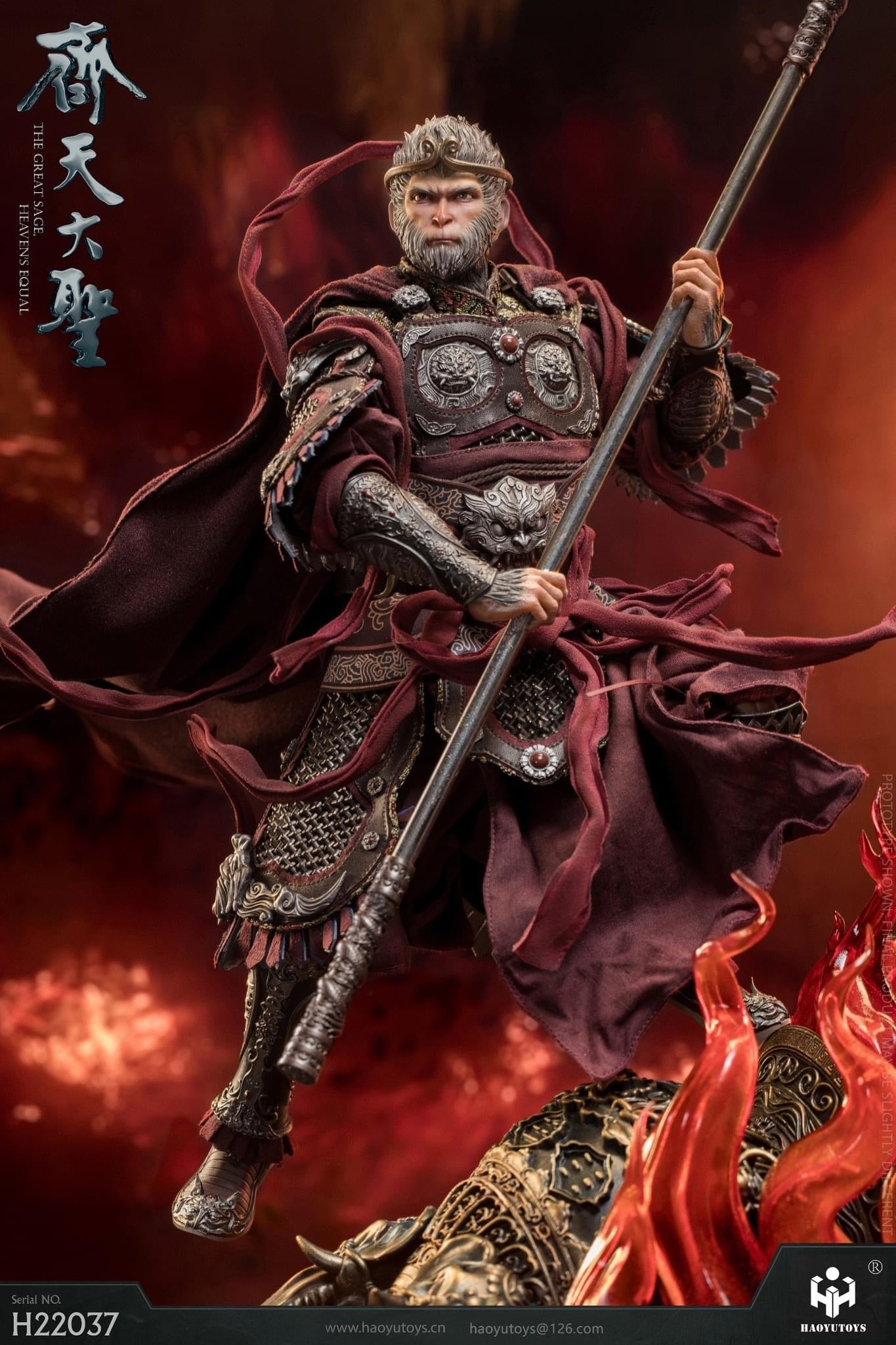 Preventa Figura Monkey King's Dark version (cobre) marca Haoyutoys H22037 escala 1/6