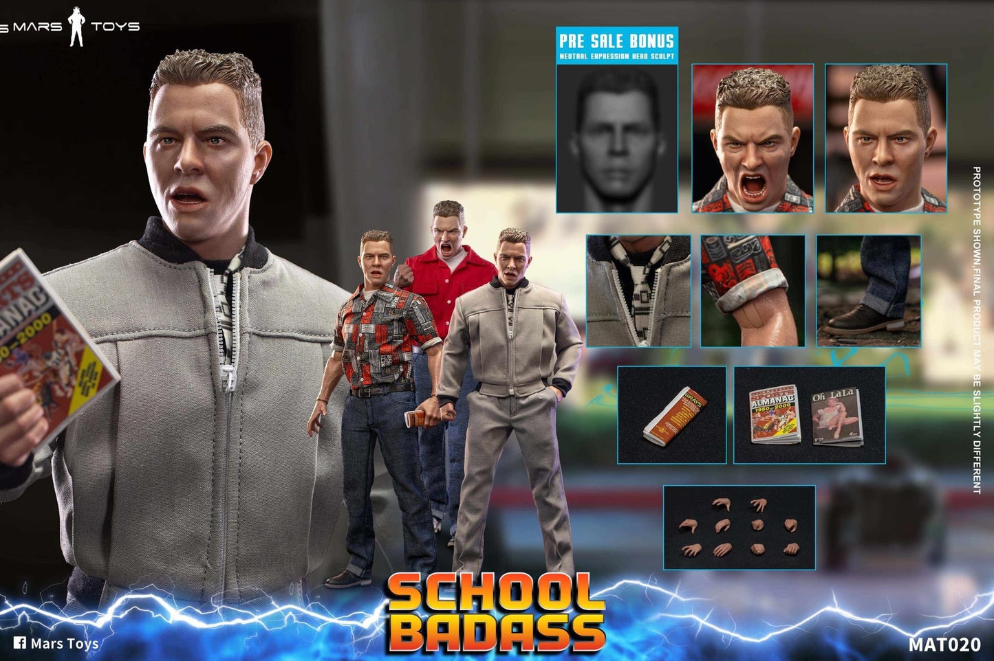 Pedido Figura School Badass marca Mars Toys MAT020 escala 1/6