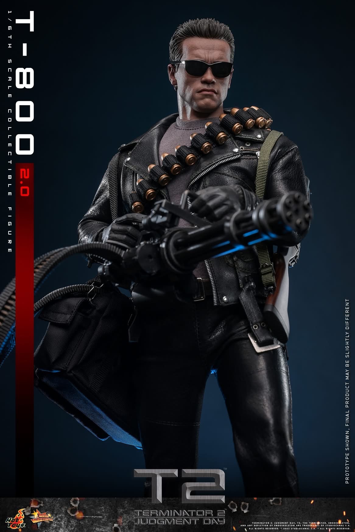 Preventa Figura T-800 (2.0) - Terminator 2: Judgment Day marca Hot Toys MMS795 escala 1/6