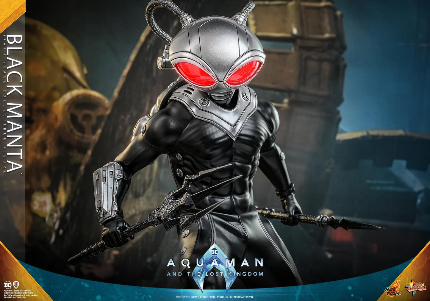 Pedido Figura BLACK MANTA - Aquaman 2 marca Hot Toys MMS739 escala 1/6