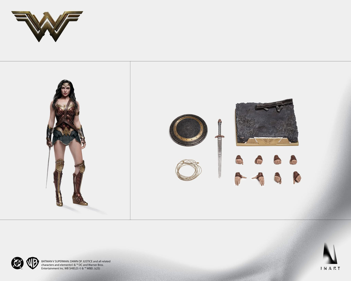 Preventa Figura Wonder Woman marca INART A023 escala 1/6