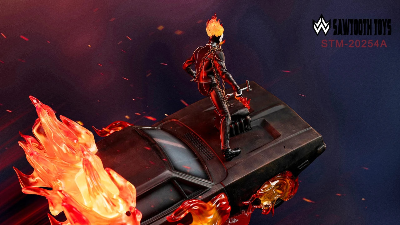Preventa Diorama Flame Battle Vehicle Base marca Sawtooth STM-20254B escala 1/12