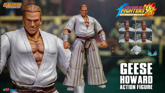 Pedido Figura Geese Howard (Silver color exclusive) - The King of Fighters '98 marca Storm Collectibles SKKF06 escala pequeña 1/12