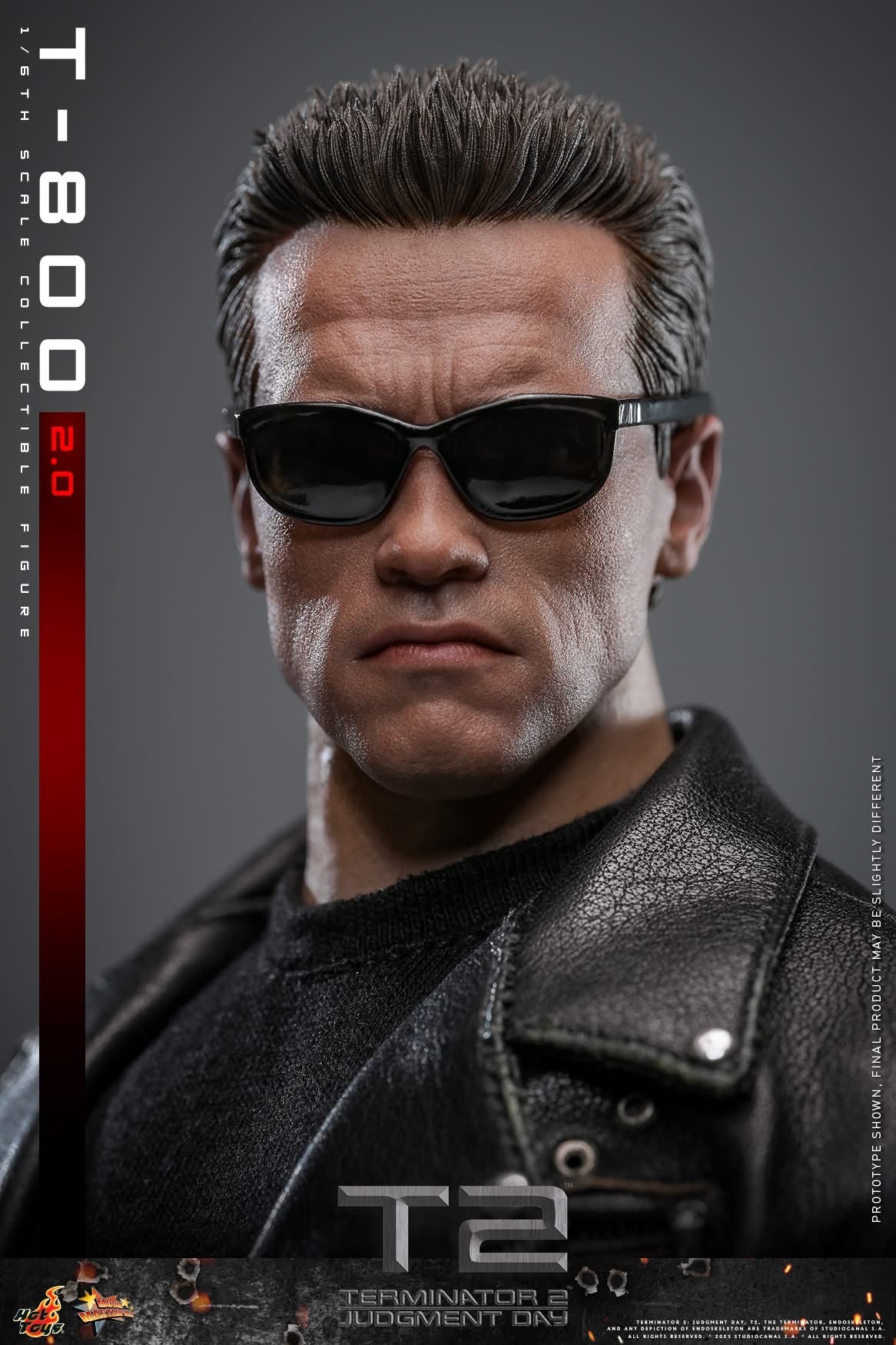 Preventa Figura T-800 (2.0) - Terminator 2: Judgment Day marca Hot Toys MMS795 escala 1/6