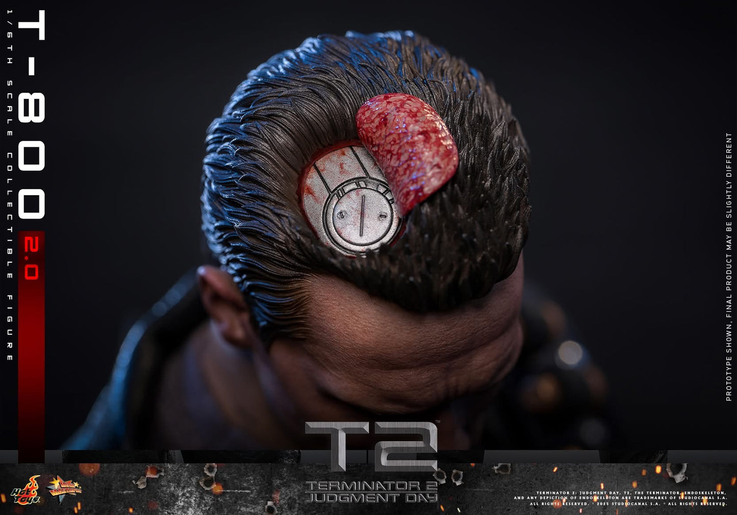 Preventa Figura T-800 (2.0) - Terminator 2: Judgment Day marca Hot Toys MMS795 escala 1/6