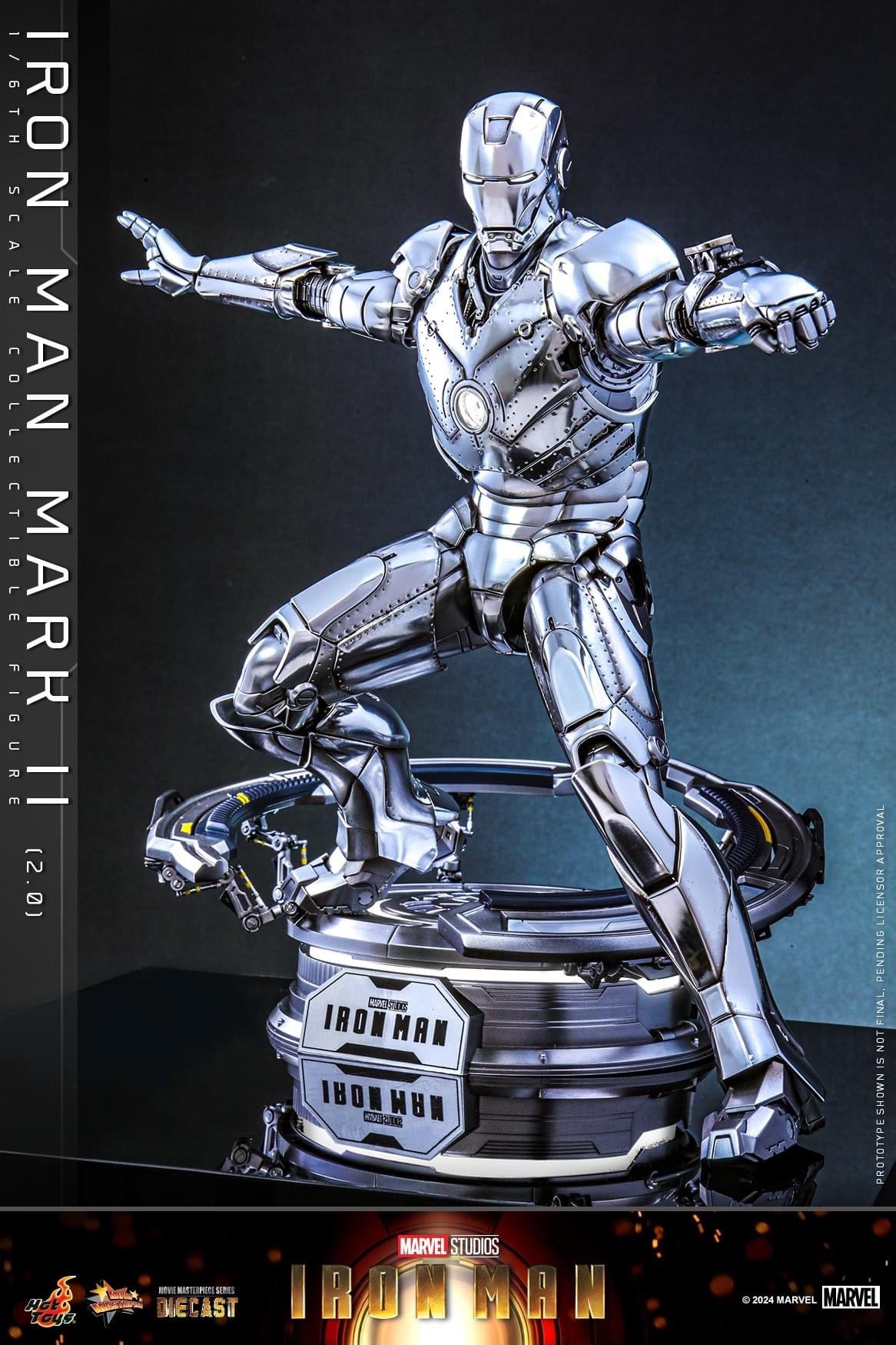 Preventa Figura Hot Toys Iron Man Mark II (2.0) marca Hot Toys MMS733 D59 escala 1/6
