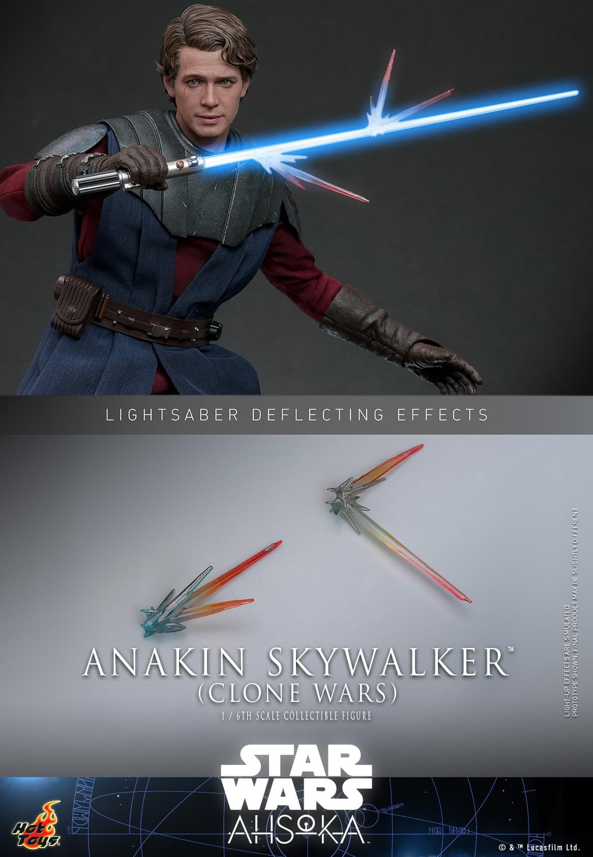 Pedido Figura Anakin Skywalker (Clone Wars) - Star Wars: Ahsoka ™ marca Hot Toys TMS129 escala 1/6