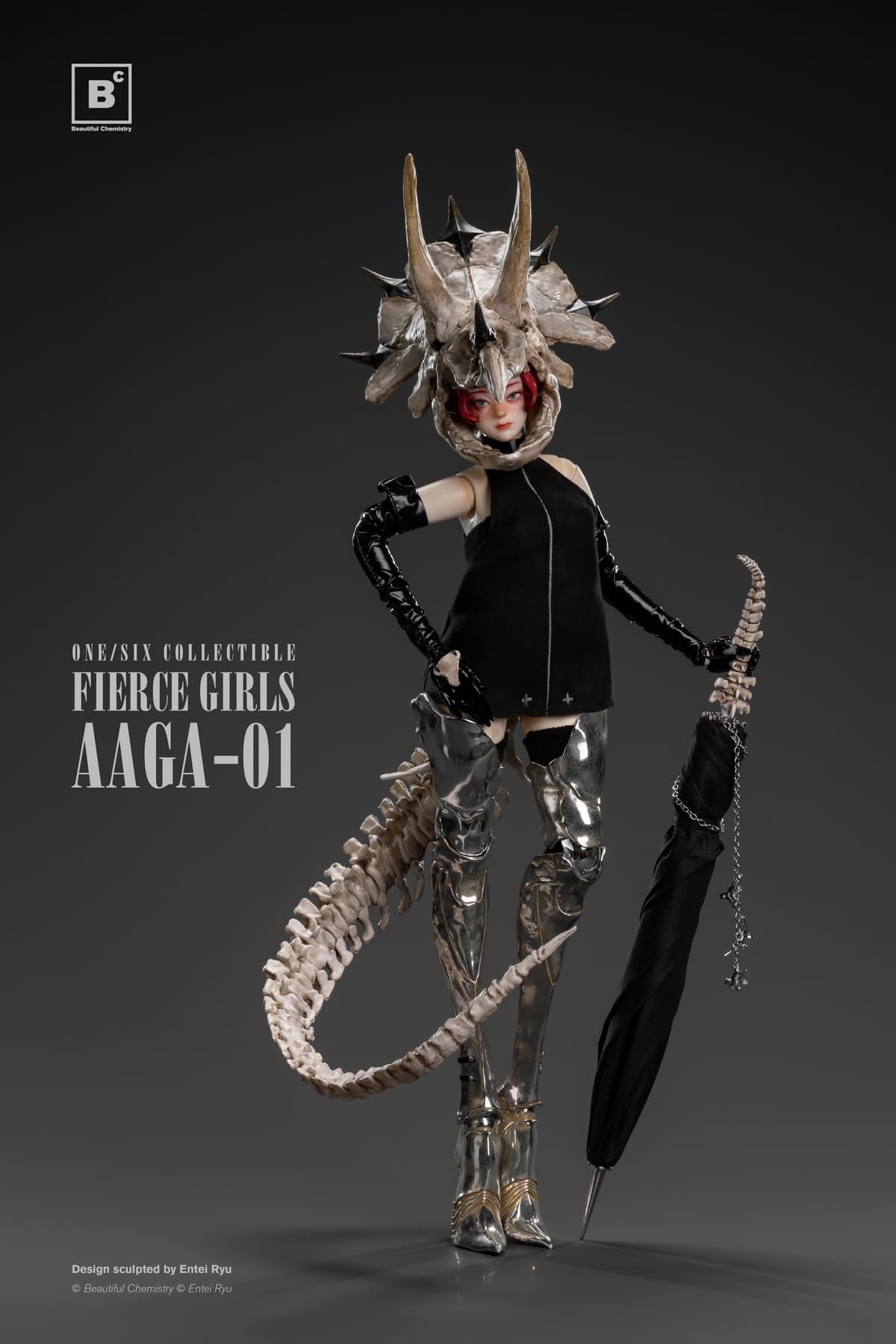 Preventa Figura Fierce Girls marca Beautiful Chemistry x Entei Ryu AAGA-01 escala 1/6 (ART TOY)