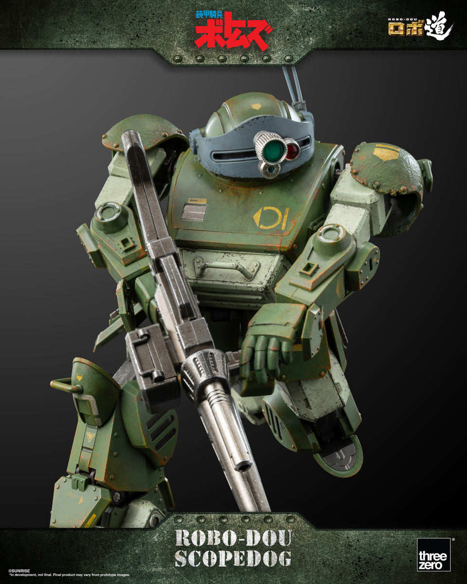 Pedido Figura ROBO-DOU Scopedog - Armored Trooper VOTOMS marca Threezero 3Z0190 (14.6 cm)