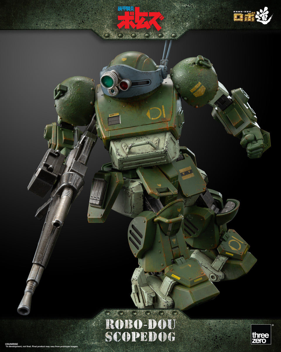Pedido Figura ROBO-DOU Scopedog - Armored Trooper VOTOMS marca Threezero 3Z0190 (14.6 cm)