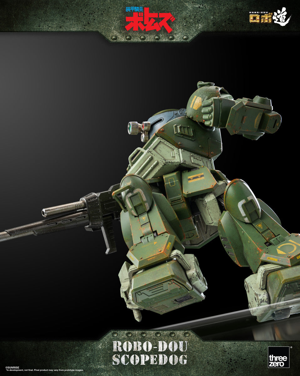 Pedido Figura ROBO-DOU Scopedog - Armored Trooper VOTOMS marca Threezero 3Z0190 (14.6 cm)