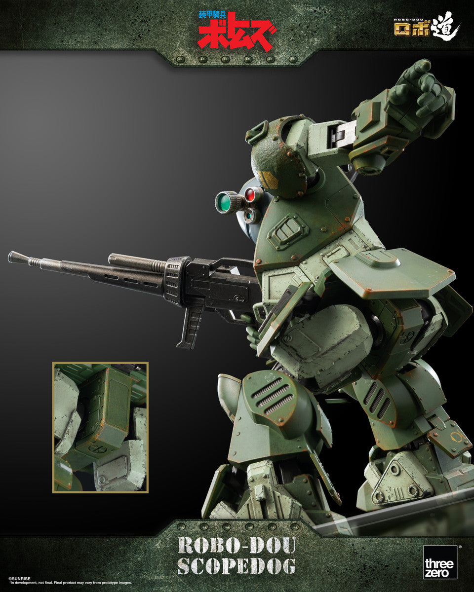 Pedido Figura ROBO-DOU Scopedog - Armored Trooper VOTOMS marca Threezero 3Z0190 (14.6 cm)