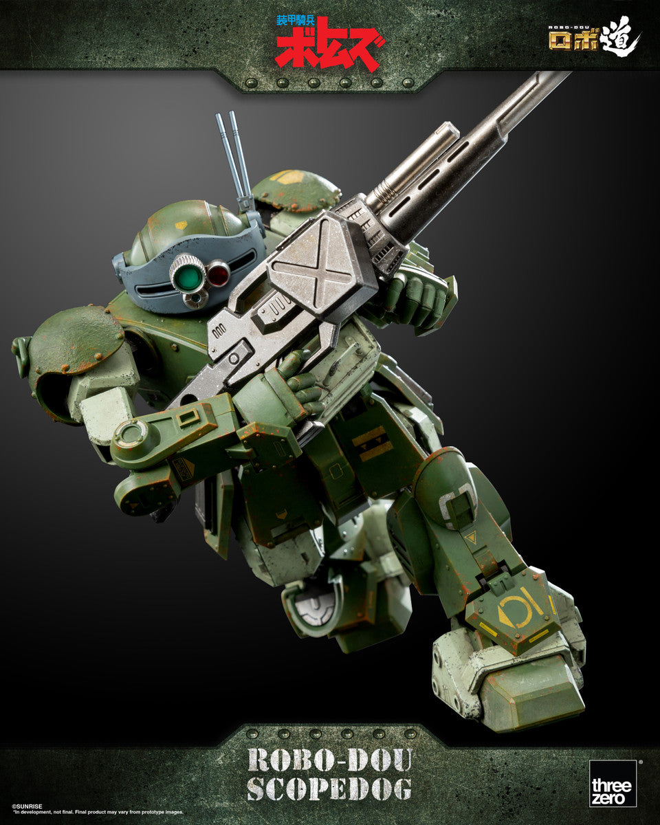 Pedido Figura ROBO-DOU Scopedog - Armored Trooper VOTOMS marca Threezero 3Z0190 (14.6 cm)