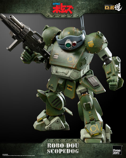 Pedido Figura ROBO-DOU Scopedog - Armored Trooper VOTOMS marca Threezero 3Z0190 (14.6 cm)