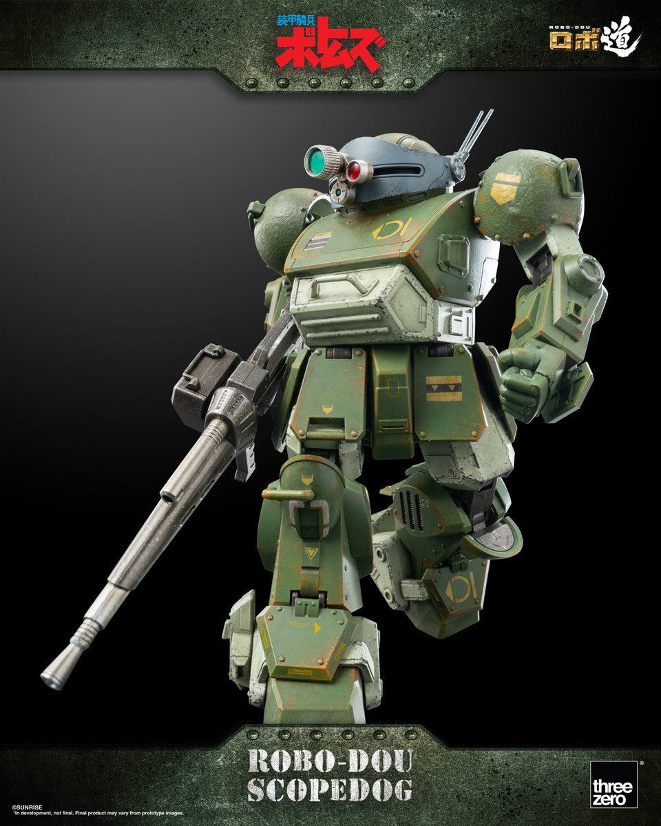 Pedido Figura ROBO-DOU Scopedog - Armored Trooper VOTOMS marca Threezero 3Z0190 (14.6 cm)