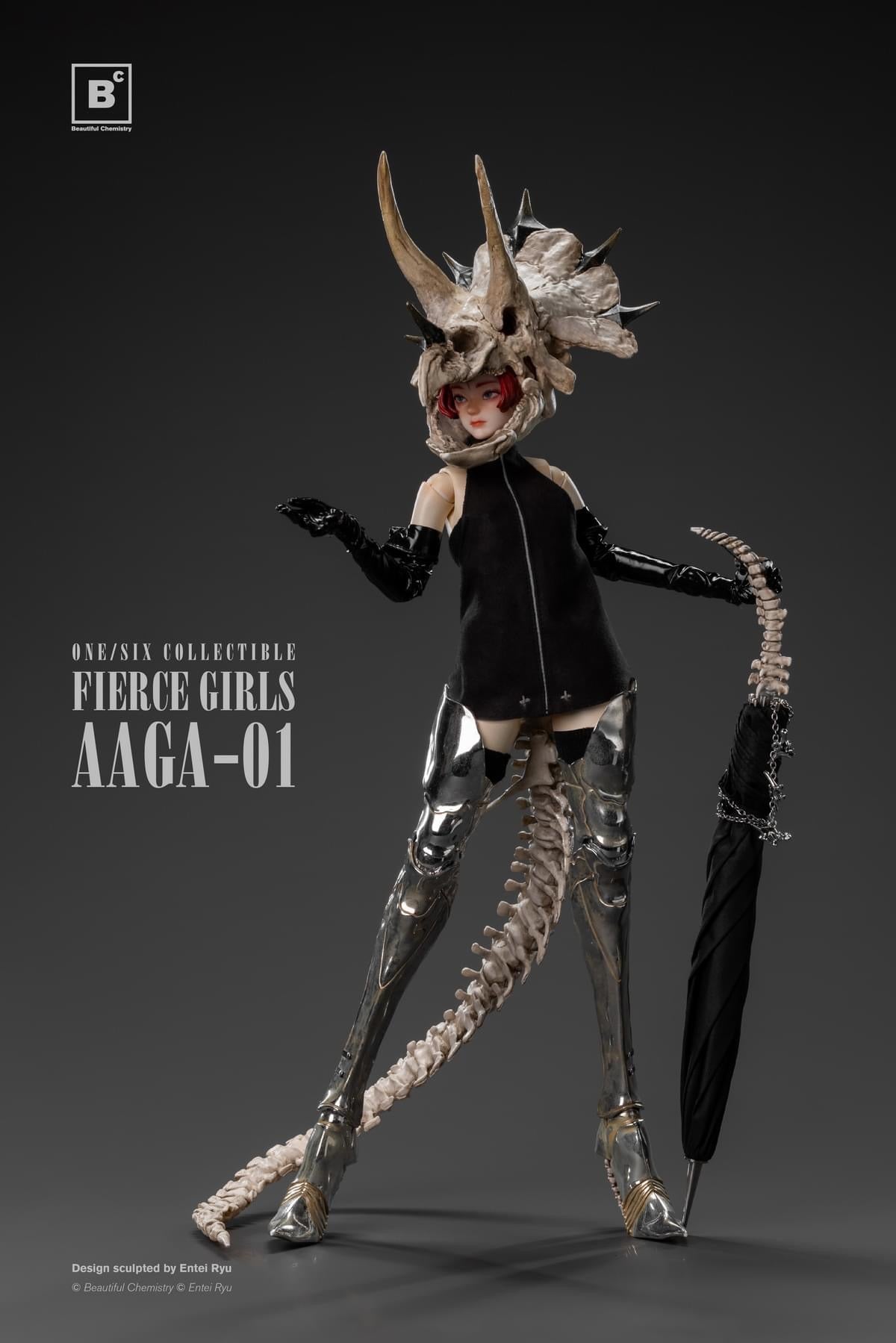 Preventa Figura Fierce Girls marca Beautiful Chemistry x Entei Ryu AAGA-01 escala 1/6 (ART TOY)