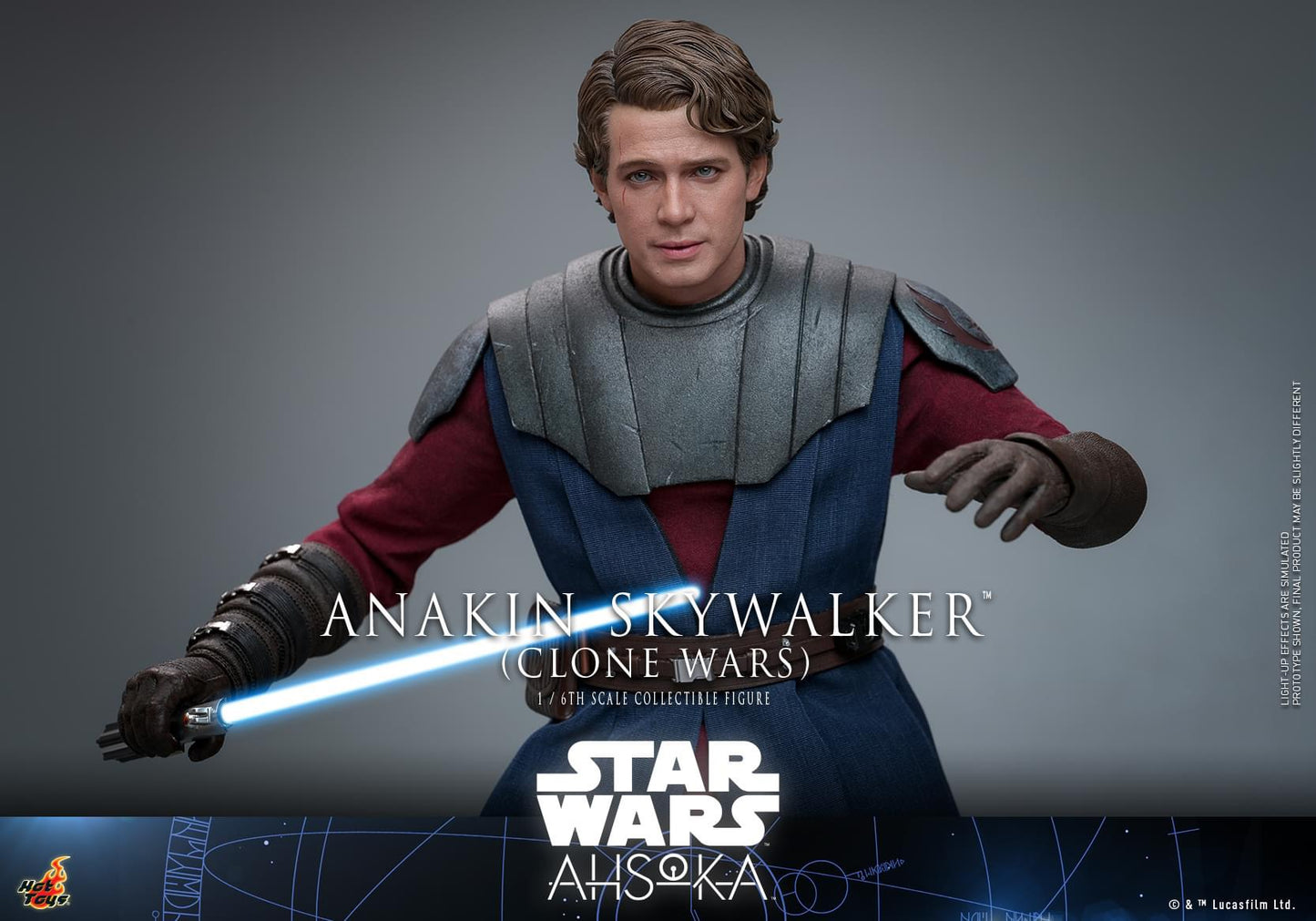 Pedido Figura Anakin Skywalker (Clone Wars) - Star Wars: Ahsoka ™ marca Hot Toys TMS129 escala 1/6
